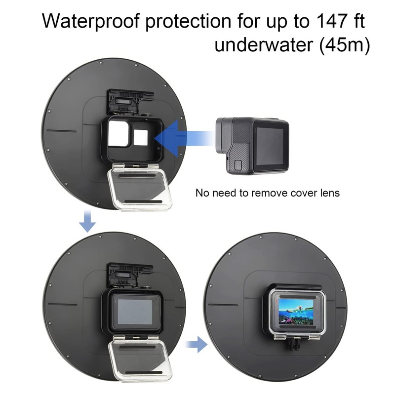 SOONSUN Dome Port for GoPro Hero 5 6 7 Black