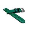 NICKSTON Green Brushed Genuine Leather Strap Compatible with Garmin D2