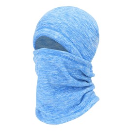 mysuntown Winter Balaclava Ski Mask, Tactical ski Full Face Cover Neck Warmer Hats Scarf for Men Women for Cold Weather (Blue)