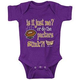 is It Just Me?! (Anti-GB) Baby Apparel for Minnesota Football Fans (NB-7T) (Purple Onesie, 6 Months)