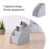 XEERAANG Desk Organizer Trapezoid Remote Control Holder Creative Tabletop Organizer