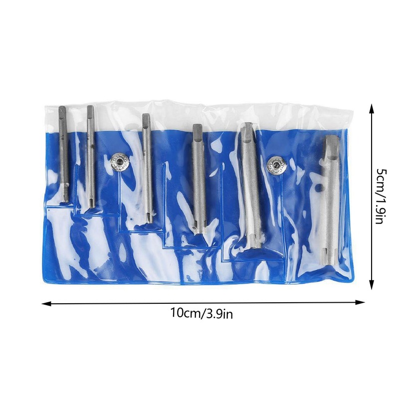Steel Broken Head Taps Remover Stripped Screw Tap Extractor Set (#A)
