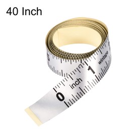 uxcell Self-Adhesive Measuring Tape with Fractions 40 Inches Workbench Ruler, Left to Right Sticky Measure Tape for Woodworking, Saw, Drafting Table