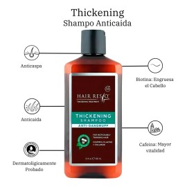 Hair Resq Shampoo Anticaida Y Anticaspa 355 Ml