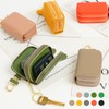 imeetu Key Case, Smart Key Case, Genuine Leather, Includes Carabiner,