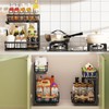 REALINN Under Sink Organizer, 2 Pack Height Adjustable Under Sink