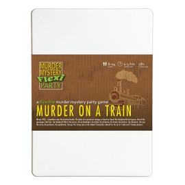 Murder Mystery Flexi Party Murder on a Train 6-14 Player Dinner Party Game