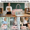 SIYNPAV Teacher Tote Bag with 15.6 in Laptop Compartment& Cup