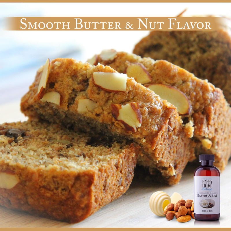 Happy Home Flavoring Imitation Butter & Nut Baking Flavor Emulsion