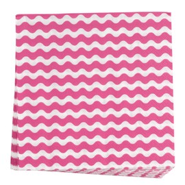 Neviti 678108 Karnevalserviette, Wave Pink