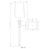 Z-Lite 1 Light Wall Sconce 805-1S-RB