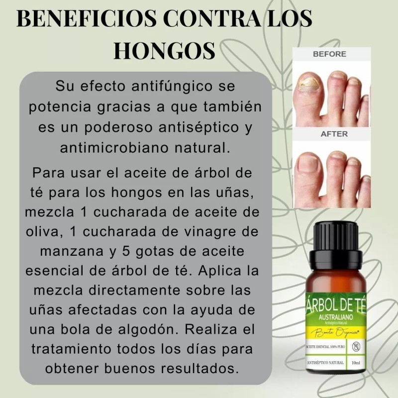 BONITA ORGANICS Aceite Esencial De Árbol De Té Antimicotico 100