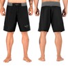 Elite Sports NEW ITEM Black Jack Series Fight Shorts,Gray,X-Large