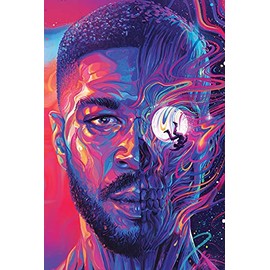 CINEMAFLIX Kid Cudi, Man on The Moon III: The Chosen - Hip Hop/Rap Album Cover Poster 24x36 inches