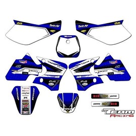 Team Racing Graphics kit compatible with Yamaha 2000-2008 TTR 90, ANALOG Complete Kit