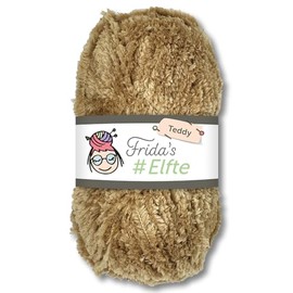 Frida's Wollhaus Frida's 100 g #Eleventh Teddy Amigurumi Knitting Crochet Wool Yarn 24 Colours (968 | Beige)