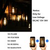 SHUWDKAR 12V Edison Bulb Low Voltage Warm White 2700K E26