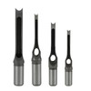 BIGP 4 Pieces Square Hole Drill Bit Square Mortising Drill