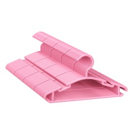 GoodtoU Pink Baby Hangers 50 Pack Kids Plastic Baby Clothes Hangers for Closet Small Children Infant Toddler Little Child Nursery