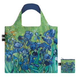 LOQI Low Key Eco Bag Van Gogh Iris Recycled, Foldable, Stylish