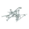 Galvanised Round Wire Nails - 40mm Length (Pack of 140)