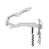 Final Touch Boxed The Flex Wine and Champagne Opener, Silver