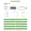 DIHOOL Photoelectric Proximity Sensor, Laser Motion Switch,IP65 Waterproof, Normally Open