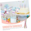 COLLBATH Marshmallow Cones Cotton Candy Sticks Lollipop Sticks Cotton Candy