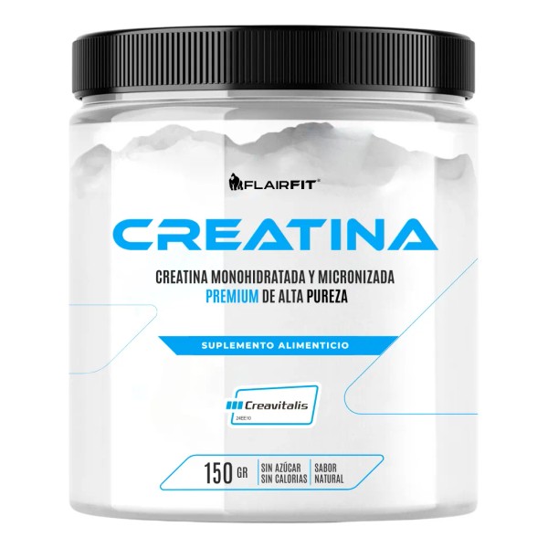 Flairfit® Creatina Premium Creavitalis® Monohidratada Y Micro 150gr Sabor Sin