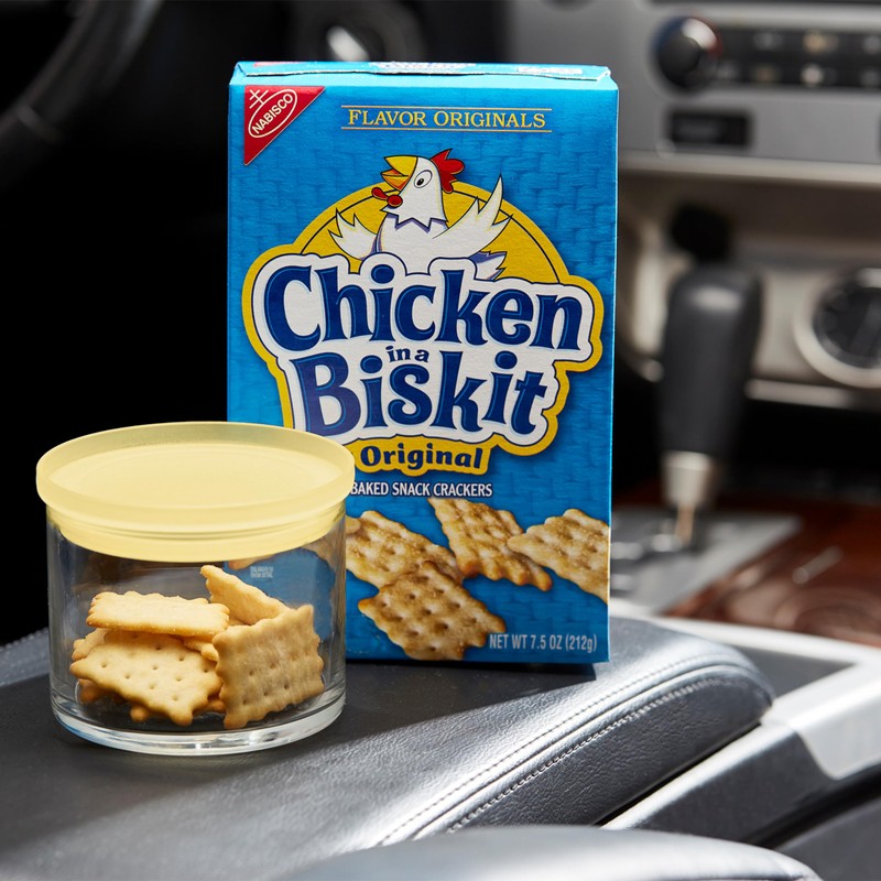 Chicken in a Biskit Original Baked Snack Crackers, Bulk Lunch