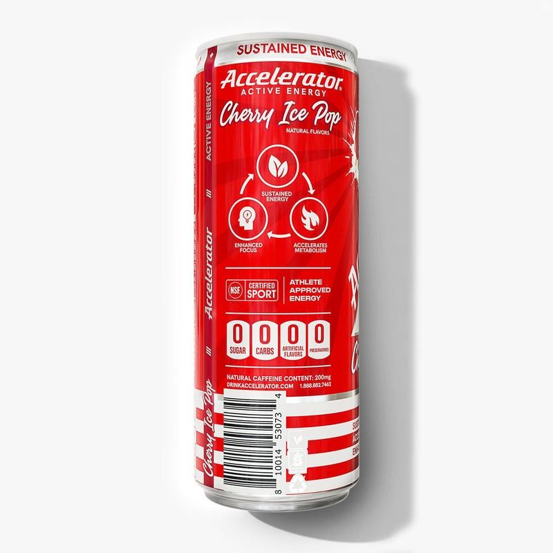 ACCELERATOR ACTIVE ENERGY CHERRY ICE POP 12 ct / 12