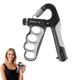 Hand Trainer, Forearm Trainer with Mechanical Counting, Grip Strength Trainer, Adjustable Resistance 5-100 kg, Finger Grip Strengthener, Hand Trainer, Grip Strength Trainer for Muscle Building