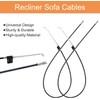 2PCS Universal Recliner Cable Replacement - Sofa Couch Recliner Pull