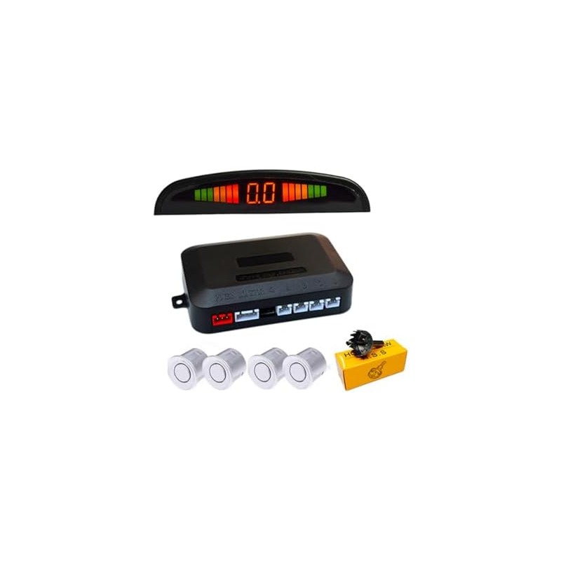 Sensores de estacionar para coche, kit de 4 sensores de