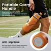 Magcheer Insulated Misting Water Bottle - 3D Textured Soccer Leak-Proof