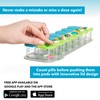 Sagely Smart XL Weekly Pill Sorter | Easy-to-Use Extra Large