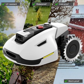 Robotic Lawnmower Spikes Made of Stainless Steel, Stainless Steel Spikes for Mammotion Yuka 1500/2000 Self-Centring, Spikes for Mammotion 2 mm, Diameter 252 mm - Robotic Lawnmower Accessories with 8 x