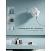 10 Inch Quiet Wall Mount Oscillating Fan with Remote &