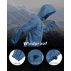 Outdoor Ventures Men's Rain Jacket Waterproof Lightweight Packable Rain Shell