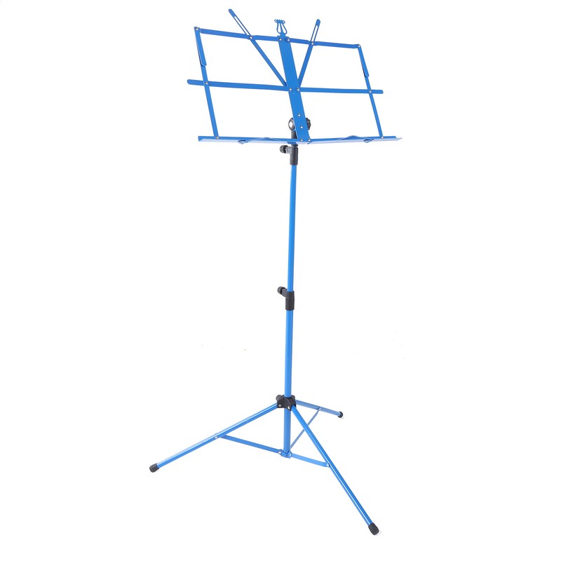 Small Music Stand Metal Portable Shelf Easy Assemble Lift Fold