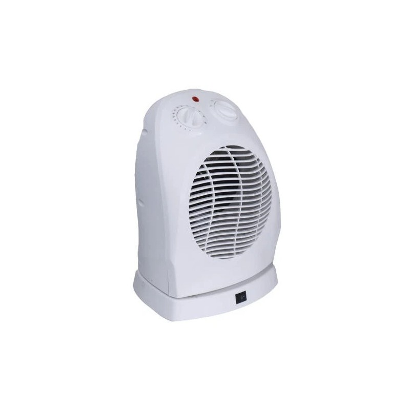 1500 Watt Electric Oscillating Wire Fan Heater 2 Setting Adjustable