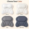 Bath Pillow for Tub with Suction Cups – Soft 4D