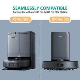 Dust Bags for eufy X10 Pro Omni Robot Vacuum & X8 Pro with Self-Empty Station, Large Capacaity, 12 Pack