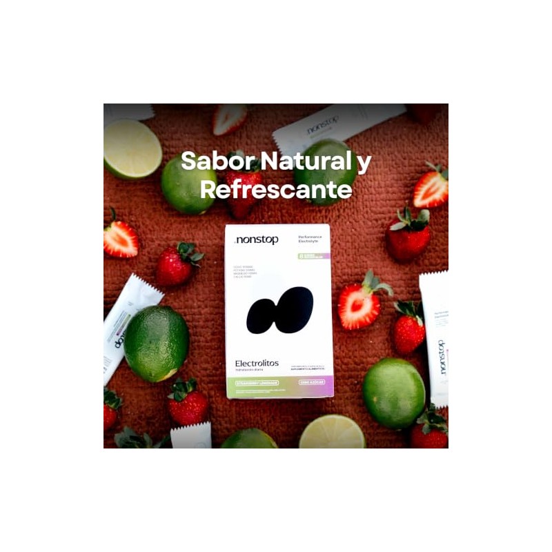 nonstop Electrolitos en Polvo Sin Azúcar Keto | Caja 30