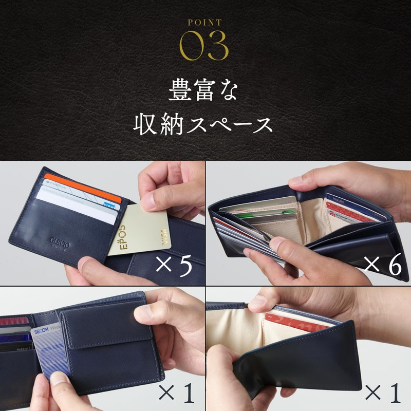 Gravio Tochigi Leather Bifold Wallet/Top-notch Wallet, Made by Artisans/Men's, Bifold