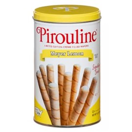 Pirouline - Meyer Lemon - Limited Edition Creme Filled Waffers - 3 Packs - 14.01oz Each