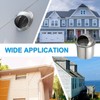 PATIKIL 3" Round Soffit Air Vents, 304 Stainless Steel Louver