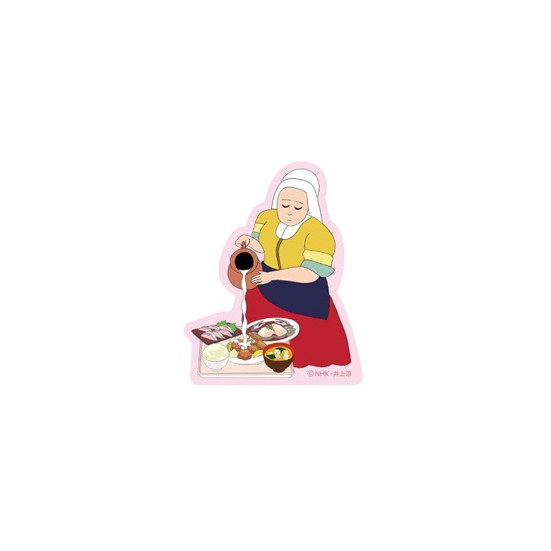 Toshin Pack Biju Tune! Sticker (Woman Pouring Milk Anything) BC-SE038