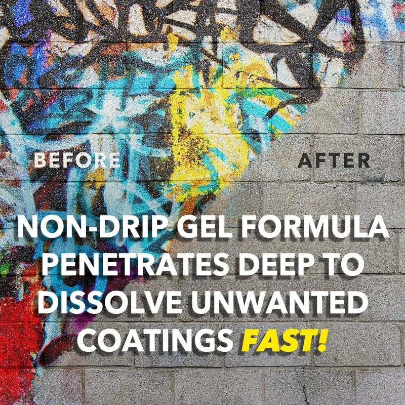 Smart 'n Easy Porous Surface Graffiti Remover - Eliminates Unwanted
