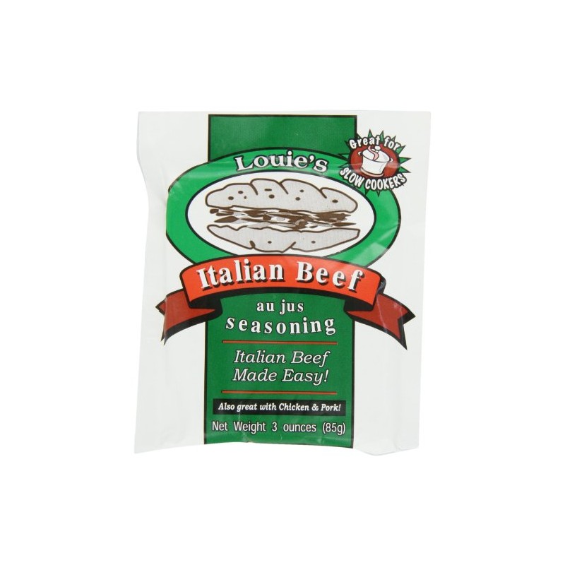 Louie's Italian Beef Seasoning, 3-Ounce (Pack of 8)